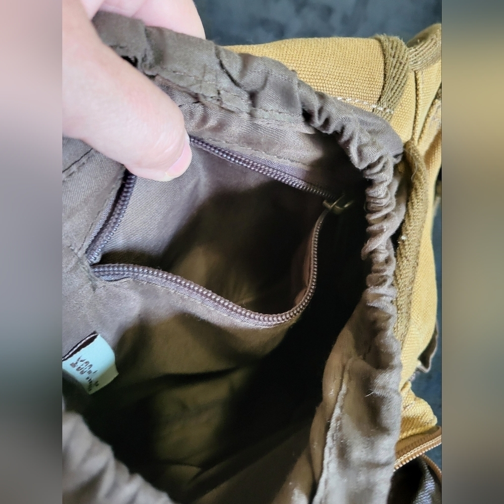 Koolertron Canvas Tan and Brown Bag - Picture 7 of 9